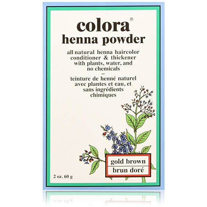 Colora Henna Powder, Gold Brown - 2 Oz