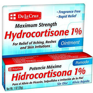 De La Cruz Hydrocortisone 1% Ointment 1 OZ.