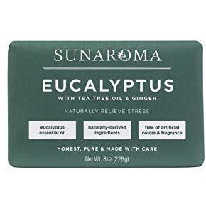 Sunaroma Eucalyptus Soap 8Oz (6 Packs)