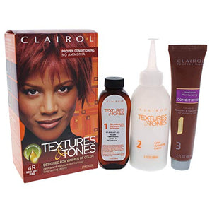Clairol Professional Textures And Tones Permanent Hair Color, 4R Red Hot Red