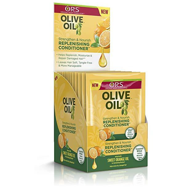 ORS Olive Oil Strengthen and Nourish Replenishing Conditioner 1.75 Ounce (Pack of 12)