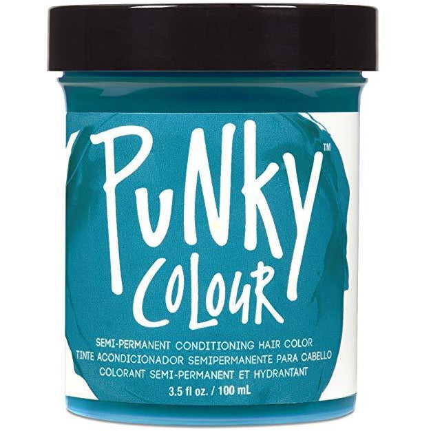 Jerome Russell Punky Color Semi-Permanent Conditioning Hair Color Turquoise 3.5 Ounce Jar