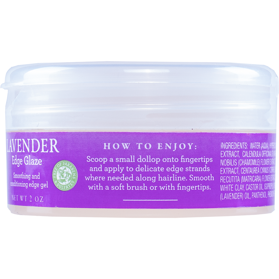 Camille Rose Lavender Edge Glaze Smoothing & Conditioning Edge Gel