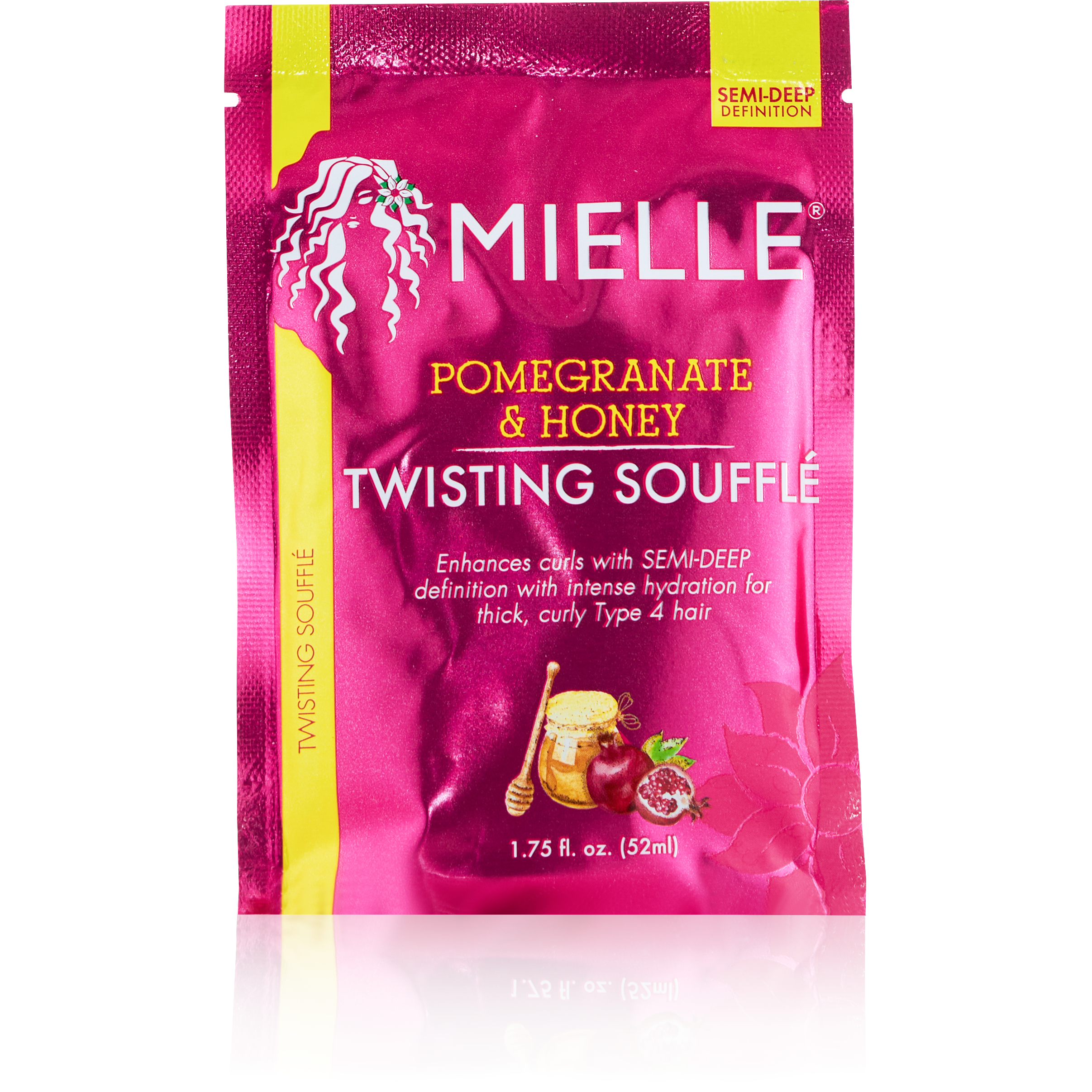Mielle Organics Twist Souffle, Pomegranate + Honey (pack of 12)