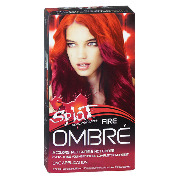 Splat Hair Color Kit Ombre, Fire Kit