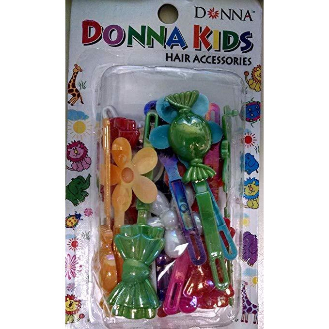 Donna Collection Kids Barrettes, 18 Count