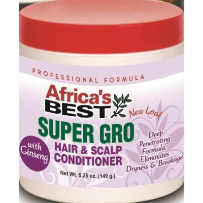 Africa's Best Super Gro Hair & Scalp Conditioner 5.25 Oz