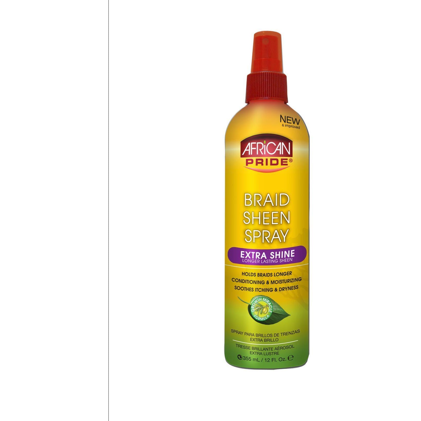 African Pride Olive Braid Spray 12Oz