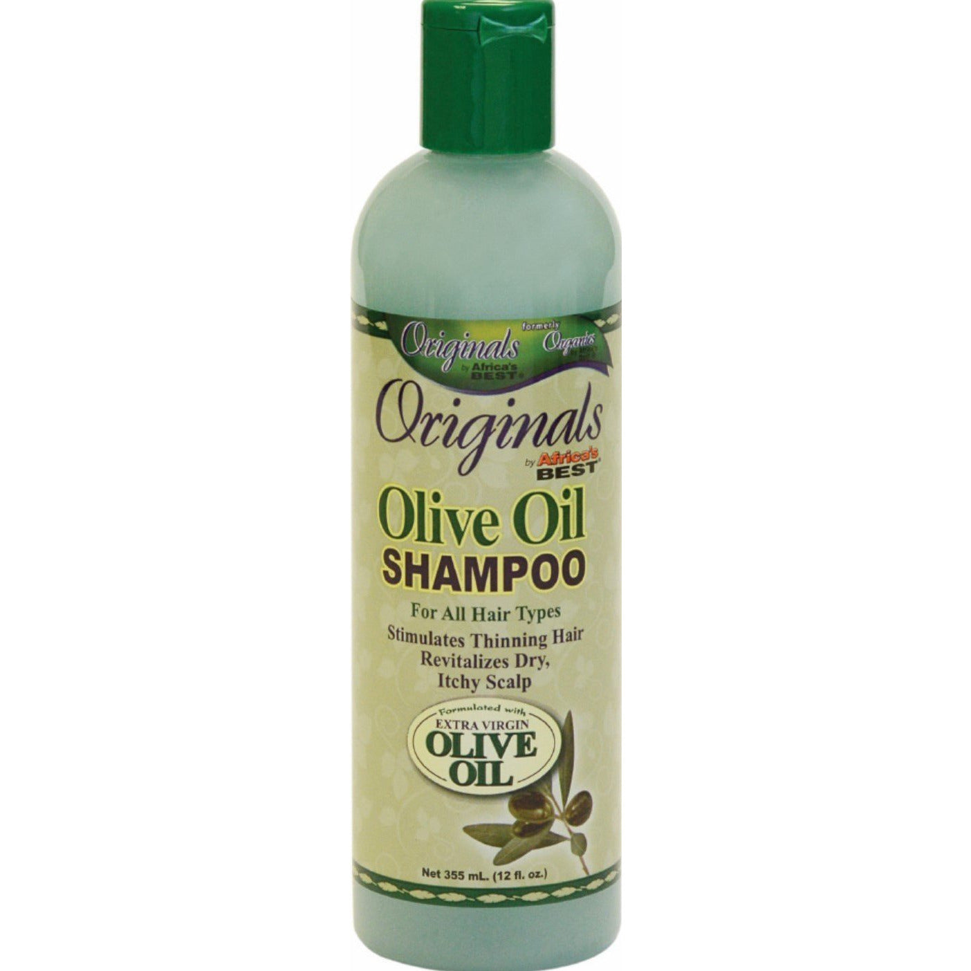 Africas Best Orginals Olive Oil X- Virgin Shampoo - 12 Oz