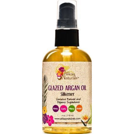Alikay Naturals Glazed Argan Oil Hair Silkener, 4 Ounce
