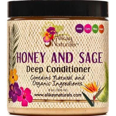 Alikay Naturals Honey And Sage Deep Conditioner, 8 Ounce