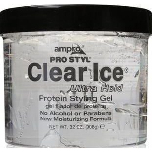 Ampro Pro Styl Clear Ice Protein Styling Gel | Ultra Hold 32 Oz