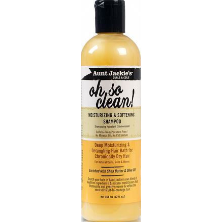 Aunt Jackie's Oh So Clean Moisturizing & Softening Shampoo 12 Oz