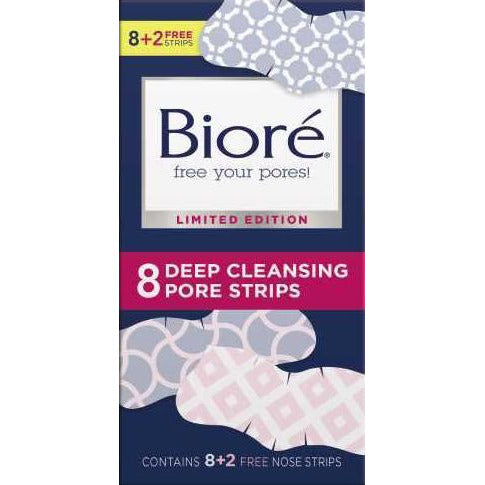 Biore Deep Cleansing Pore Strips, 8 Count