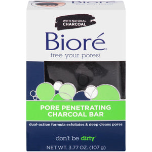 BiorÃ© Pore Penetrating Charcoal Bar, 3.77 Oz
