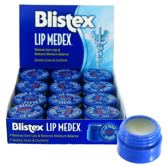 Blistex Lip balm Medex 0.25 Oz Box-12Jar (4 Pack)