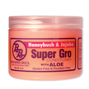 Bronner Brothers Super Gro Conditioner 6 Oz (Honeybush & Jojoba With Aloe)