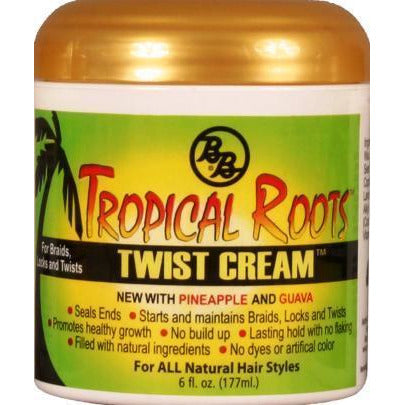 Bronner Brothers Tropical Roots Twist Cream, 6 Ounce