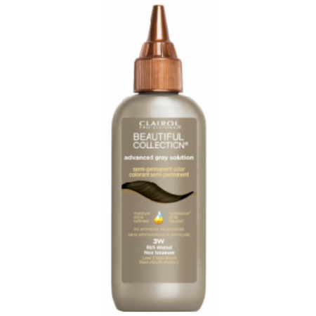 Clairol Beautiful Collection Advanced Gray Solution #3W Rich Walnut 3Oz (6 Pack)