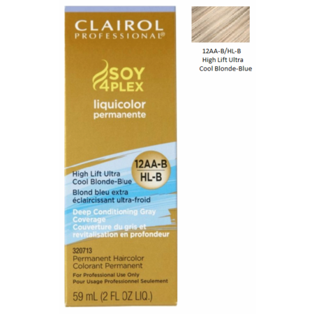 Clairol Professional Permanent Liquicolor, Dark Ultra Cool Blonde, 2 Ounce (6 Pack)