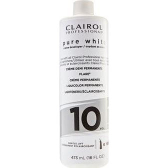 Clairol Professional 10 Volume Pure White Creme Developer - 16 Oz