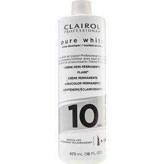 Clairol Professional 10 Volume Pure White Creme Developer - 16 Oz