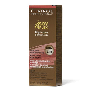 Clairol Professional Permanent Liquicolor, 6Rn/31R Dark Red Neutral Blonde, 2 Ounce