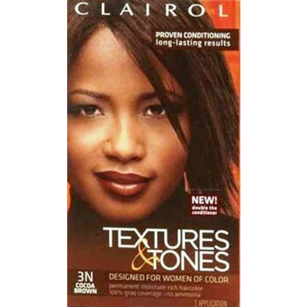 Clairol Professional Textures And Tones Permanent Hair Color, 3N Cocoa Brown