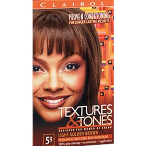 Clairol Professional Textures And Tones Permanent Hair Color, 5G Light Golden Brown