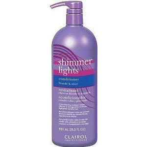 Clairol Shimmer Lights Purple Conditioner For Blonde & Silver Hair - 31.5 Oz