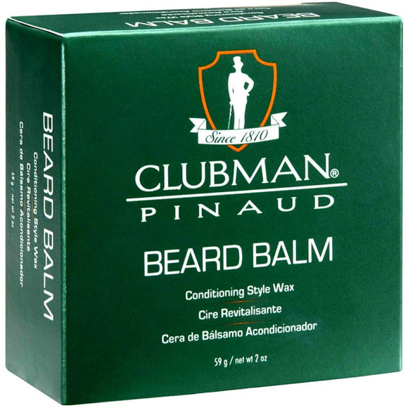 Clubman Beard Balm & Styling Wax, 2 Oz