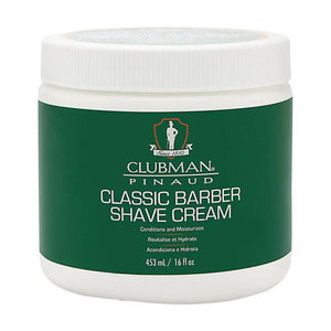 Clubman Classic Barber Shave Cream, 16 Oz