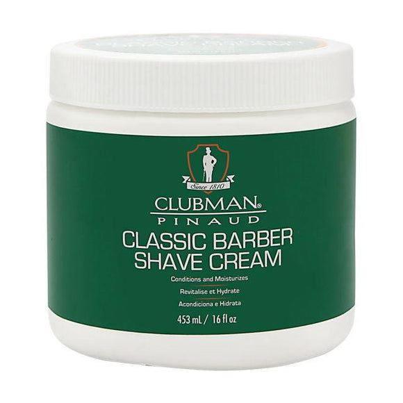 Clubman Classic Barber Shave Cream, 16 Oz