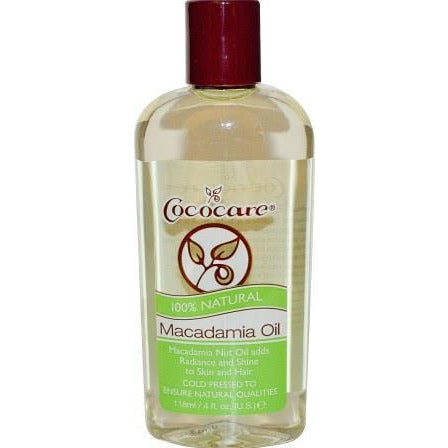 Cococare 100% Natural Macadamia Oil 4 Oz
