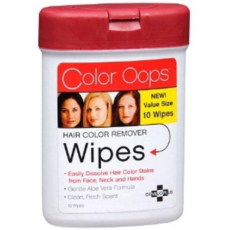 Color Oops Hair Color Remover Wipes, 10Ct