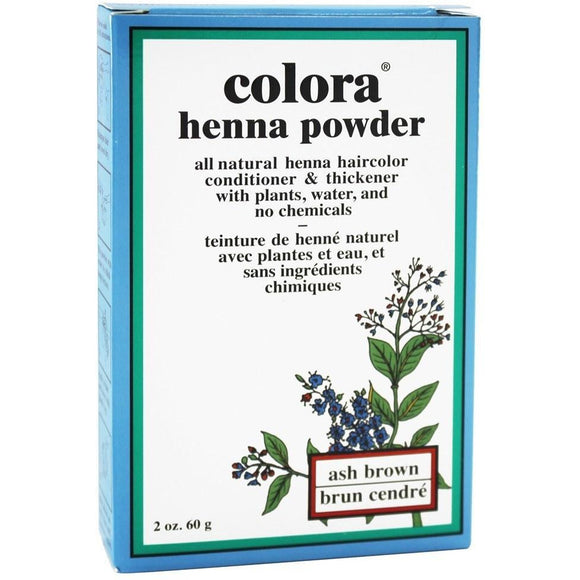 Colora Henna Powder, Ash Brown - 2 Oz