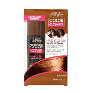Cover Your Gray Color Cover Spray Brown - Root Concealer And Hair Color Touch Up 2 Oz