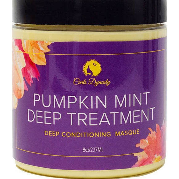 Curls Dynasty Pumpkin Mint Deep Treatment Masque 8 Oz