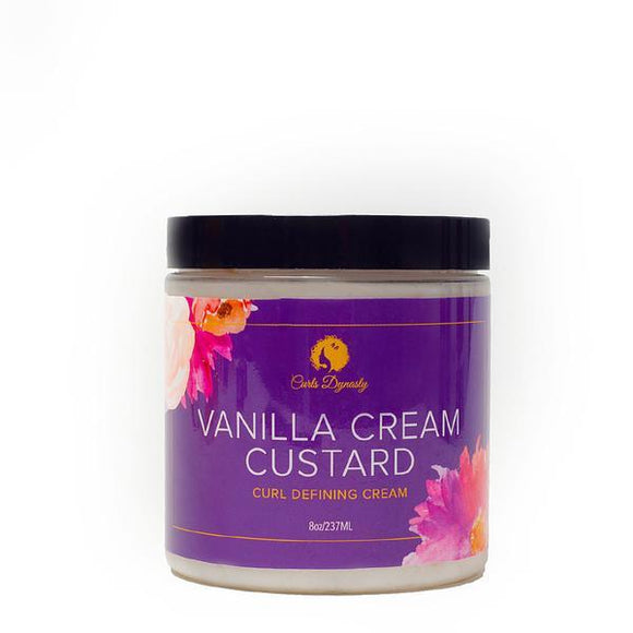 Curls Dynasty Vanilla Cream Custard Curl Defining Cream 8 Oz