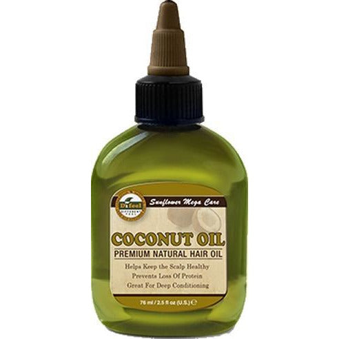 Difeel Premium Natural Hair Oil - Coconut Oil 2.5 Oz