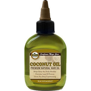 Difeel Premium Natural Hair Oil - Coconut Oil 2.5 Oz