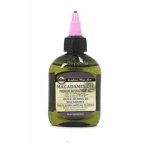 Difeel Premium Natural Hair Oil - Macadamia Oil 2.5 Oz