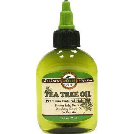 Difeel Premium Natural Hair Oil - Tea Tree Oil 2.5 Oz