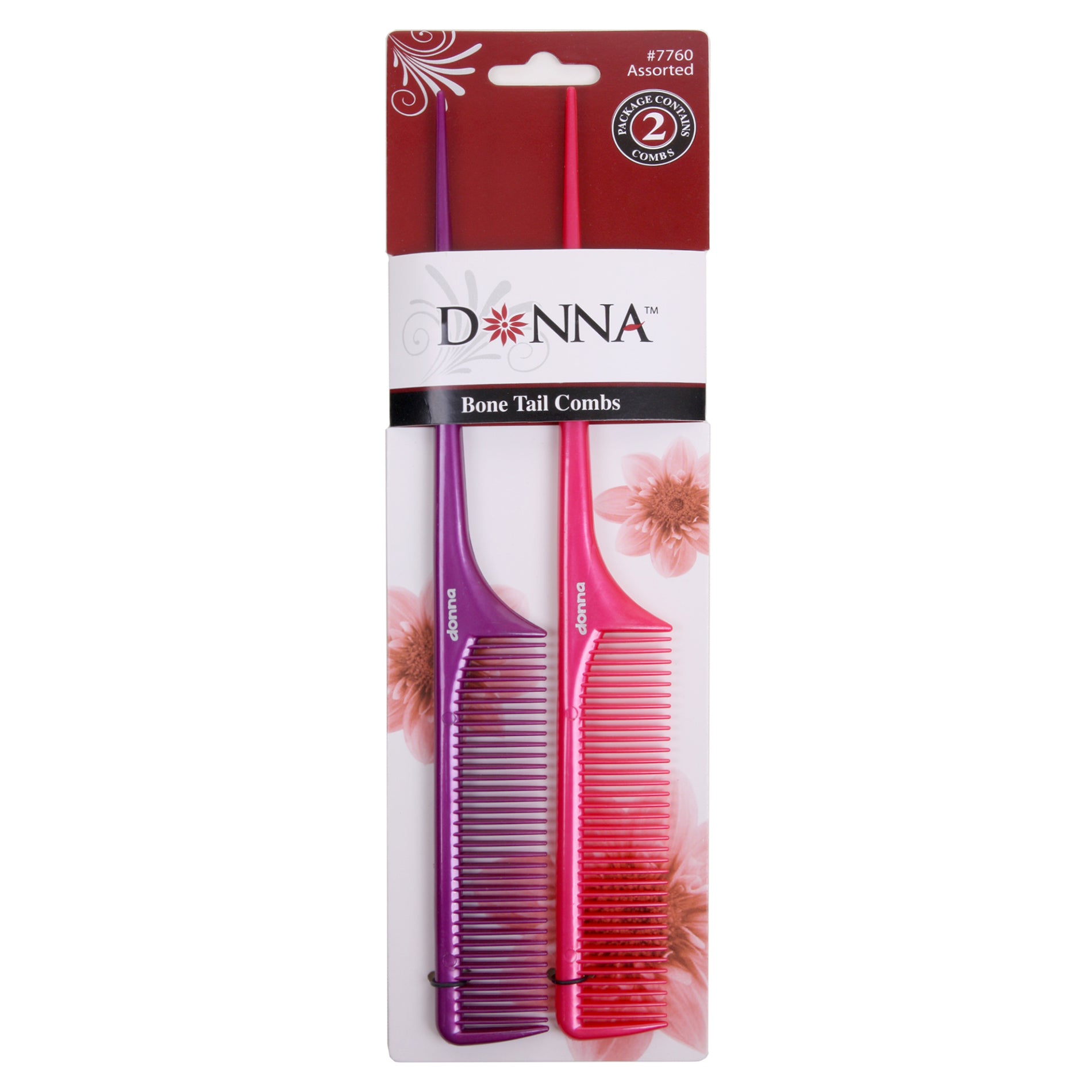 Donna Bone Styling Combs 2 Piece