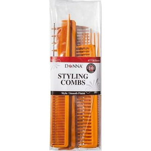 Donna 10Piece Styling Combs