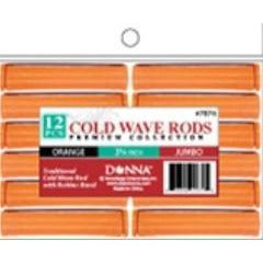 Donna Cold Wave Jumbo Rods 3 1/4", Orange