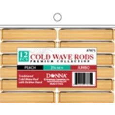 Donna Cold Wave Jumbo Rods 3 1/4 Peach (Pink)