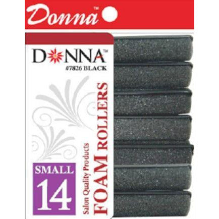 Donna Foam Rollers Small Black