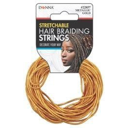 Donna Hair Braiding Strings Gold