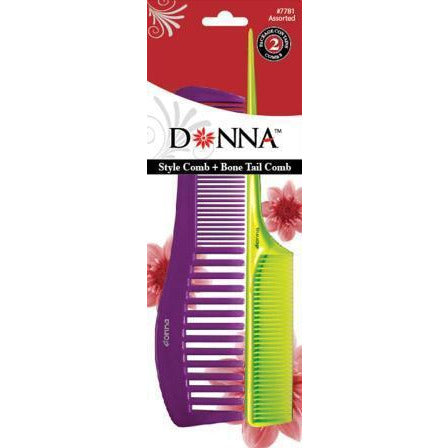 Donna Style Combo & Tail Comb Combo Assorted